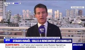 Manuel Valls sur les otages français du Hamas: "On n'abandonne pas nos compatriotes et nos enfants"