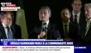 Gérald Darmanin: "La haine du juif et la haine flic se rejoignent"