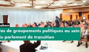 Reportage-Gabon - pas de groupements politiques au sein du parlement de transition