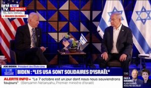 Joe Biden à Benjamin Netanyahu: "Je veux que le peuple du monde sache que les États-Unis sont solidaires d'Israël"
