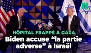 Pour Joe Biden, Israël n’a pas bombardé l'hôpital de la ville de Gaza