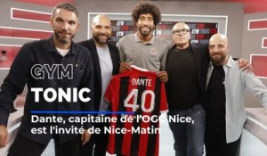 Dante, capitaine de l'OGC Nice, fête ses 40 ans sur le plateau de Gym Tonic