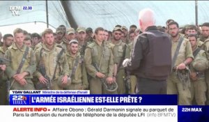 "Quiconque voit Gaza de loin aujourd'hui la verra de l'intérieur": La promesse du ministre israélien de la Défense, Yoav Gallant, à des soldats de Tsahal
