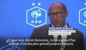 Benzema est "l'un des plus grands joueurs français", selon le président de la FFF