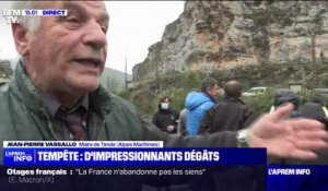 "À l'instant T, nous sommes coupés du reste de la vallée": le maire de Tende raconte les dégâts impressionnants laissés par la tempête Aline