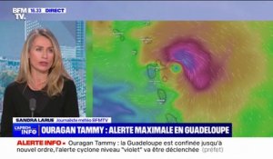 Ouragan Tammy: des rafales de vent jusqu'à 150 km/h et de très fortes précipitations attendues
