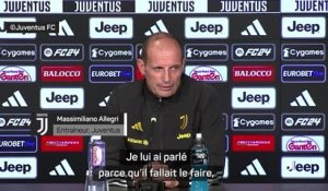 Juventus - Allegri apporte son soutien à Fagioli, suspendu sept mois pour paris illégaux