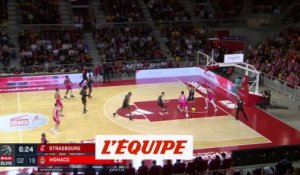 Le résumé de la victoire de Monaco contre Strasbourg - Basket - Betclic Elite