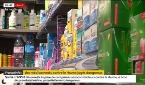 Alerte sur les médicaments contre le Rhume : L'Agence Nationale du Médicament demande de ne plus les utiliser de Humex à Actifed en passant par Dolirhume, Nurofen rhume, Rhinadvil...