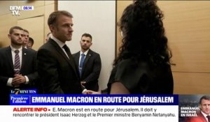 "J'espère que vous avez des bonnes nouvelles": les familles de victimes en Israël ont rencontré Emmanuel Macron