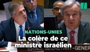 « Dans quel monde vivez-vous ? » Passe d’armes entre Israël et Antonio Guterres à l’ONU