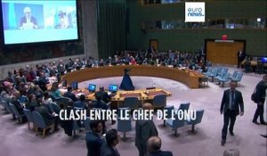 Clash à l'ONU : Israël réclame la tête d'Antonio Guterres