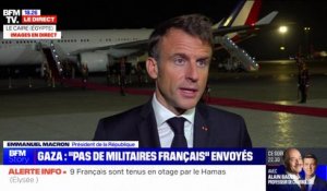 Pour Emmanuel Macron, le Hamas est "un danger pour toute la région"