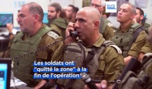 Israël a mené des "opérations ciblées" avec des tanks dans Gaza (armée)