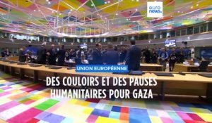 Les dirigeants européens appellent à des "couloirs humanitaires" et des "pauses" à Gaza