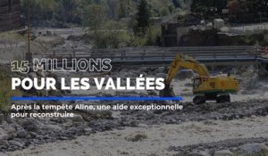 Tempête Aline : Une aide exceptionnelle de 15 millions d'euros pour la reconstruction des Vallées