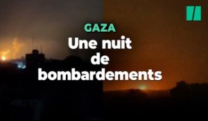Une nuit de bombardements sans précédent à Gaza, coupée du monde