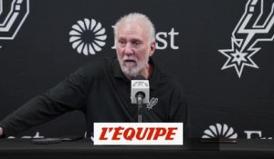 « Wembanyama va être décisif » - Basket - NBA - Spurs - Popovich