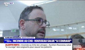 Deux morts au CHU de Limoges après un incendie: "C'est un drame" pour Aurélien Rousseau, ministre de la Santé