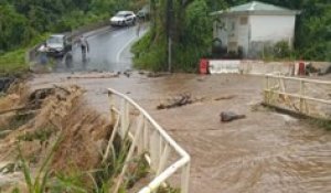 Inondations dans le sud de la Martinique