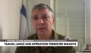 Colonel Olivier Rafowicz : «Des dizaines de terroristes ont été éliminés hier par Tsahal»