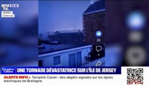 Tempête Ciaran: une tornade provoque d'importants dégâts sur l'île de Jersey