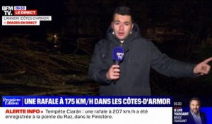 Tempête Ciarán: une rafale de vent enregistrée à 175 km/h dans les Côtes-d'Armor, un record pour le département