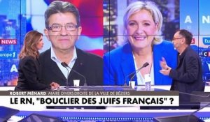 Antisémitisme : «Jean-Luc Mélenchon est le miroir inversé de Jean-Marie Le Pen», juge Robert Ménard