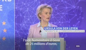 Gaza: l'UE annonce une aide supplémentaire de 25 millions d'euros