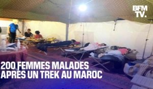 "On était en train de mourir": un trek au Maroc tourne au désastre sanitaire avec 200 femmes malades