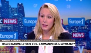 Marion Maréchal : «Il y a un manque de réalisme et de crédibilité de la part de Gérald Darmanin»