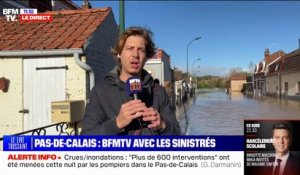 Pas-de-Calais: à Blendecques, la décrue s'annonce et la situation tend à s'améliorer