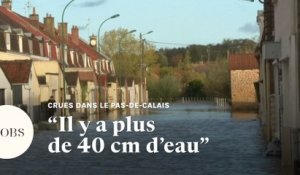Crues dans le Pas-de-Calais : les images impressionnantes d'un village inondé
