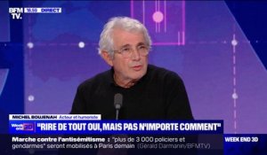 Michel Boujenah, au sujet d'Emmanuel Macron: "J'aimerais tellement qu'il soit à la manifestation [contre l'antisémitisme] demain, pour la République"