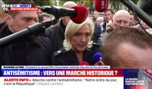 Antisémitisme: Marine Le Pen affirme "avoir toujours été totalement claire" sur le sujet