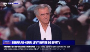Marche contre l'antisémitisme: "C'était un très beau moment de fraternité et de communion nationale", affirme Bernard-Henri Lévy