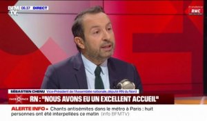 Absence d'Emmanuel Macron à la marche contre l'antisémitisme: "C'est un rendez-vous manqué avec les Français", estime Sébastien Chenu (RN)