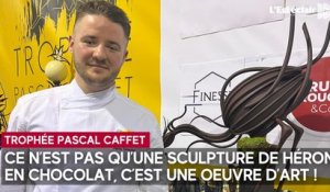 Pierre Fontaine fait de son chocolat une œuvre d’art et remporte le Trophée Pascal Caffet