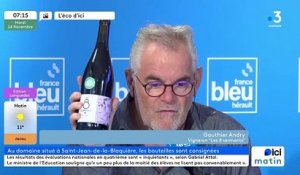 Gautier Andry, vigneron et créateur de bouteilles de verre consignées