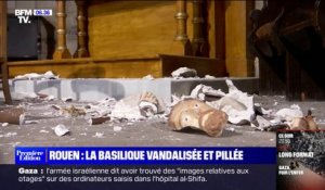 Basilique de Rouen vandalisée: les dégâts sont importants