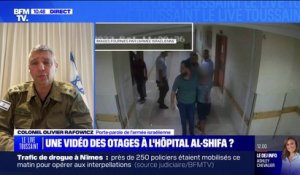 Colonel Olivier Rafowicz, porte-parole de l'armée israélienne: "On montre aujourd'hui au monde que l'hôpital Al-Shifa est l'épicentre de l'activité du Hamas dans Gaza"