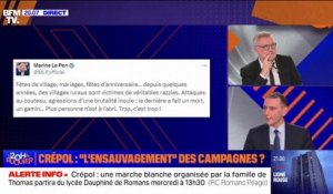 Rixe dans la Drôme: le porte-parole du RN, Laurent Jacobelli, dénonce "un ensauvagement de la société"