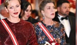 Éblouissantes et complices : Charlène de Monaco et Caroline de Hanovre rayonnent lors du Gala de la Fête Nationale, leur accord confidentiel