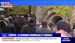 La cousine de Thomas, tué à Crépol, lui rend hommage lors de ses obsèques