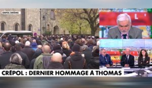 Mort de Thomas dans la Drôme : Pascal Praud ému lors de la diffusion des obsèques de l’adolescent