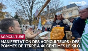 Manifestation des agriculteurs : "Notre profession est sous pression''