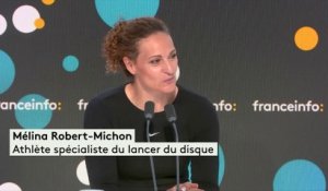 Paris 2024 : Mélina Robert-Michon vise la médaille d’or "parce qu'en argent, je l'ai déjà"