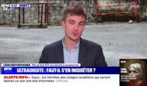 Romans-sur-Isère: "On a une extrême droite qui se prépare à une guerre civile", pour Léon Deffontaines, tête de liste PCF aux élections européennes