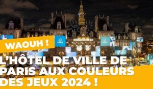 L’Hôtel de Ville aux couleurs des Jeux Olympiques et Paralympiques 2024 | Jeux olympiques et paralympiques 2024 | Ville de Paris