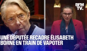 Assemblée nationale: Élisabeth Borne se fait recadrer en train de vapoter dans l'hémicycle